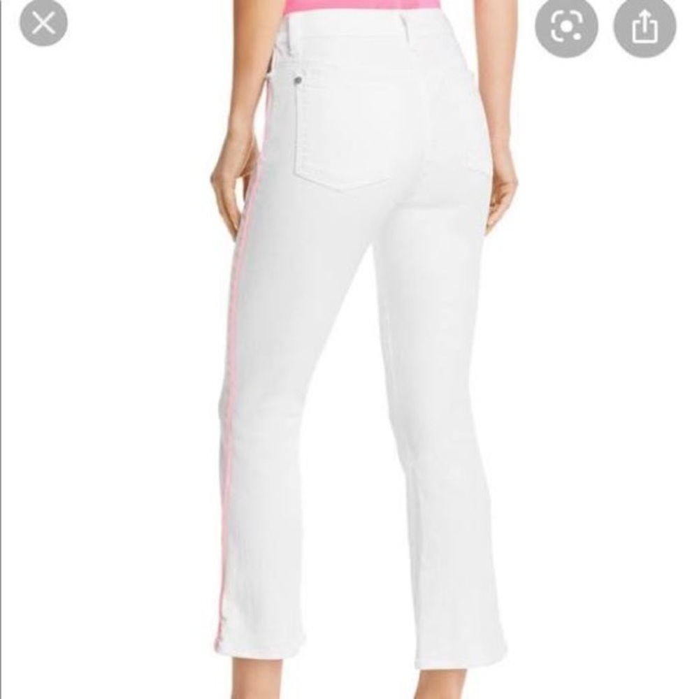 7 For All Mankind Highwaisted Kick Crop Jean - 26 - Picture 2 of 8